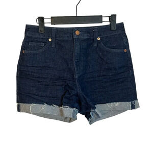 Universal Thread Vintage Midi Dark Wash Denim Shorts
